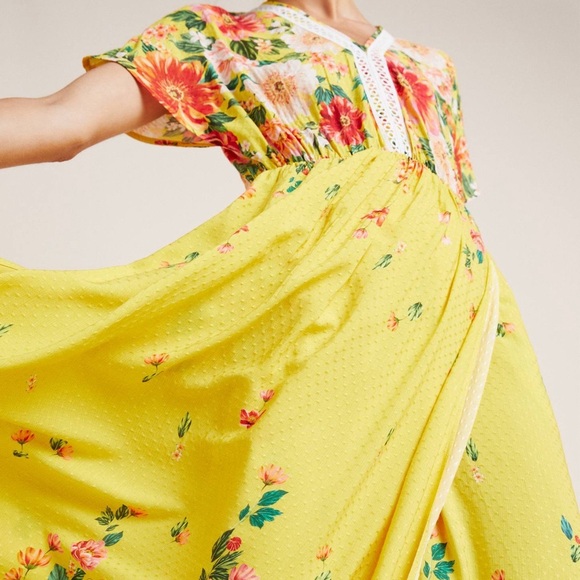 NWOT Farm Rio Samara Floral Maxi Dress Size XS - Picture 3 of 11